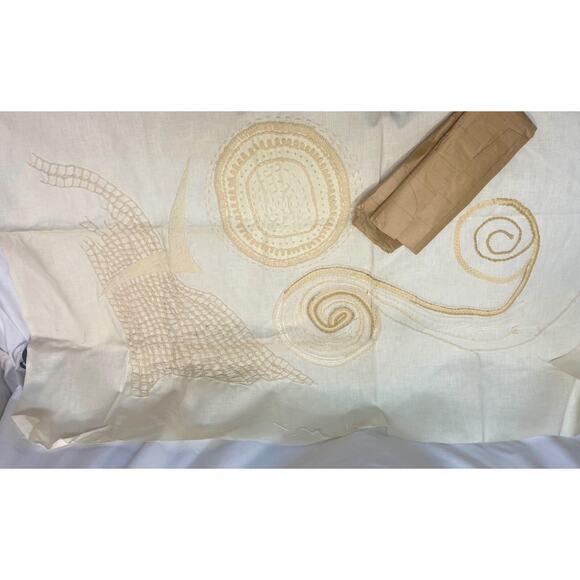 Vintage Needlepoint Tablecloth Project To Finish - Picture 5 of 16